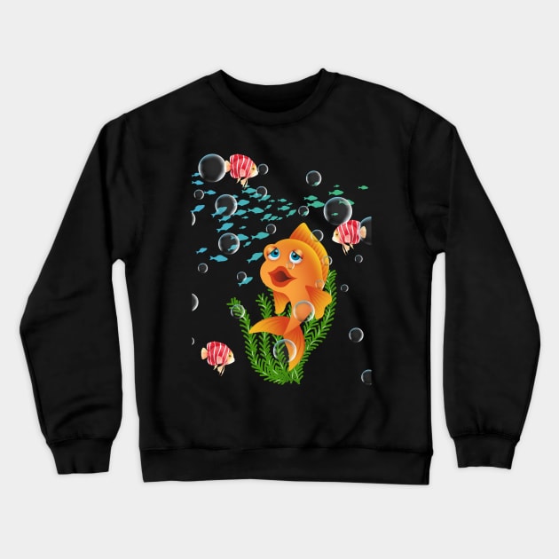 Colourful Fish Crewneck Sweatshirt by Bestworker